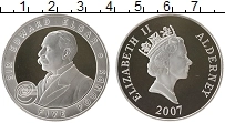 Продать Монеты Олдерни 5 фунтов 2007 Серебро