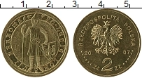 Продать Монеты Польша 2 злотых 2007 Латунь