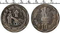 Продать Монеты Индия 10 рупий 1980 Медно-никель