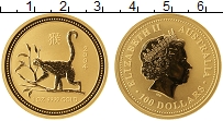Продать Монеты Австралия 100 долларов 2004 Золото