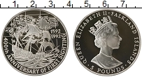 Продать Монеты Фолклендские острова 5 фунтов 1992 Серебро