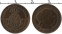 Продать Монеты Испания 1 сентим 1868 Медь