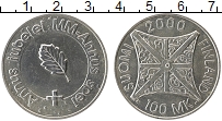 Продать Монеты Финляндия 100 марок 2000 Серебро