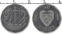 Продать Монеты Кипр 5 милс 1982 Алюминий