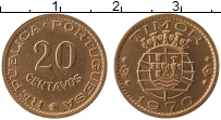 Продать Монеты Тимор 20 сентаво 1970 Медь