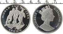 Продать Монеты Гибралтар 1 крона 1994 Серебро