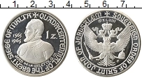 Продать Монеты Мальтийский орден 1 цехин 1965 Серебро