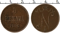 Продать Монеты Финляндия 5 пенни 1908 Медь