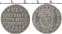 Продать Монеты Шлезвиг-Гольштейн 6 шиллингов 1724 Серебро