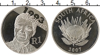 Продать Монеты ЮАР 1 ранд 2007 Серебро