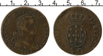 Продать Монеты Португалия 40 рейс 1811 Медь