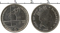 Продать Монеты Остров Мэн 5 пенсов 1996 Медно-никель