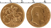 Продать Монеты Великобритания 1 соверен 1906 Золото