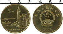 Продать Монеты Китай 5 юаней 2004 Латунь