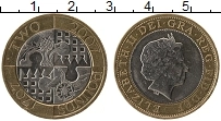 Продать Монеты Великобритания 2 фунта 2007 Биметалл