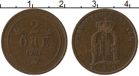 Продать Монеты Швеция 2 эре 1907 Бронза
