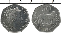 Продать Монеты Фолклендские острова 50 пенсов 2003 Медно-никель