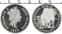 Продать Монеты Острова Кука 10 долларов 1990 Серебро