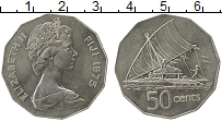 Продать Монеты Фиджи 50 центов 1981 Медно-никель