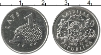 Продать Монеты Латвия 1 лат 2012 Медно-никель