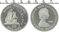 Продать Монеты Карибы 10 долларов 1981 Серебро
