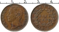 Продать Монеты Саравак 1/2 цента 1863 Медь