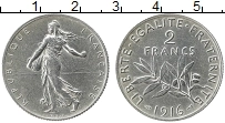 Продать Монеты Франция 2 франка 1916 Серебро