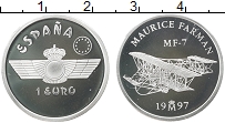 Продать Монеты Испания 1 евро 1997 Серебро