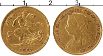 Продать Монеты Великобритания 1/2 соверена 1897 Золото