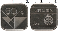 Продать Монеты Аруба 50 центов 1996 Медно-никель
