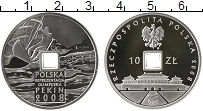 Продать Монеты Польша 10 злотых 2008 Серебро