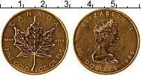 Продать Монеты Канада 50 долларов 1984 Золото