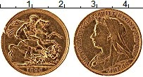Продать Монеты Великобритания 1 соверен 1896 Золото