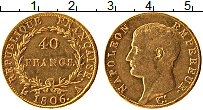 Продать Монеты Франция 40 франков 1806 Золото
