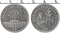 Продать Монеты Чили 2000 песо 1993 Серебро
