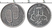 Продать Монеты Сан-Марино 1 лира 1986 Алюминий