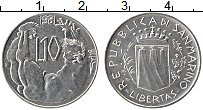 Продать Монеты Сан-Марино 10 лир 1981 Алюминий