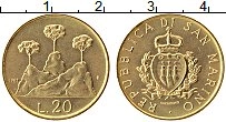 Продать Монеты Сан-Марино 20 лир 1987 Латунь