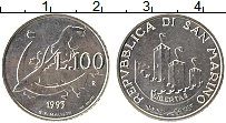 Продать Монеты Сан-Марино 100 лир 1993 Медно-никель