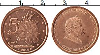 Продать Монеты Острова Кука 5 центов 2010 Медь