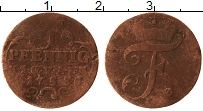 Продать Монеты Саксен-Альтенбург 1 пфенниг 1753 Медь