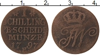 Продать Монеты Пруссия 1 шиллинг 1797 Медь