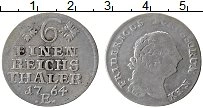 Продать Монеты Пруссия 1/6 талера 1764 Серебро