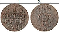 Продать Монеты Пруссия 1 пфенниг 1784 Серебро