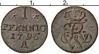 Продать Монеты Пруссия 1 пфенниг 1794 