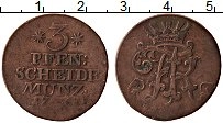 Продать Монеты Пруссия 3 пфеннига 1760 Медь