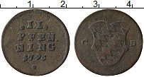 Продать Монеты Бавария 2 пфеннига 1796 Медь