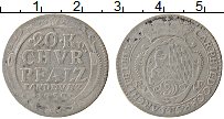 Продать Монеты Пфальц-Сульбах 20 крейцеров 1732 Серебро