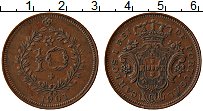 Продать Монеты Азорские острова 10 рейс 1901 Бронза