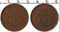 Продать Монеты Азорские острова 10 рейс 1901 Бронза
